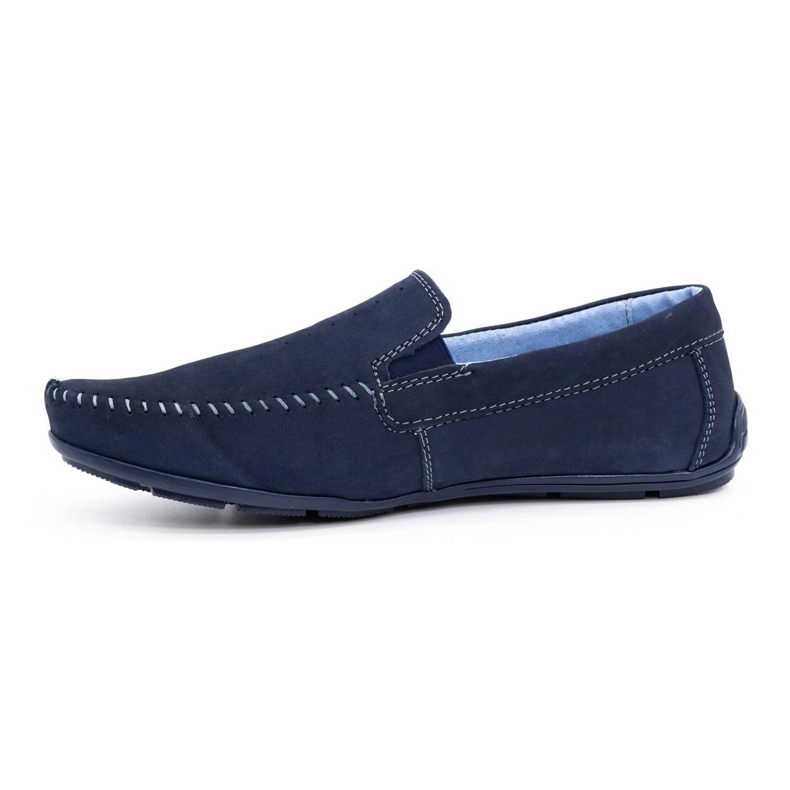 Olivier Herren-Lederslipper 937MA marineblau 1