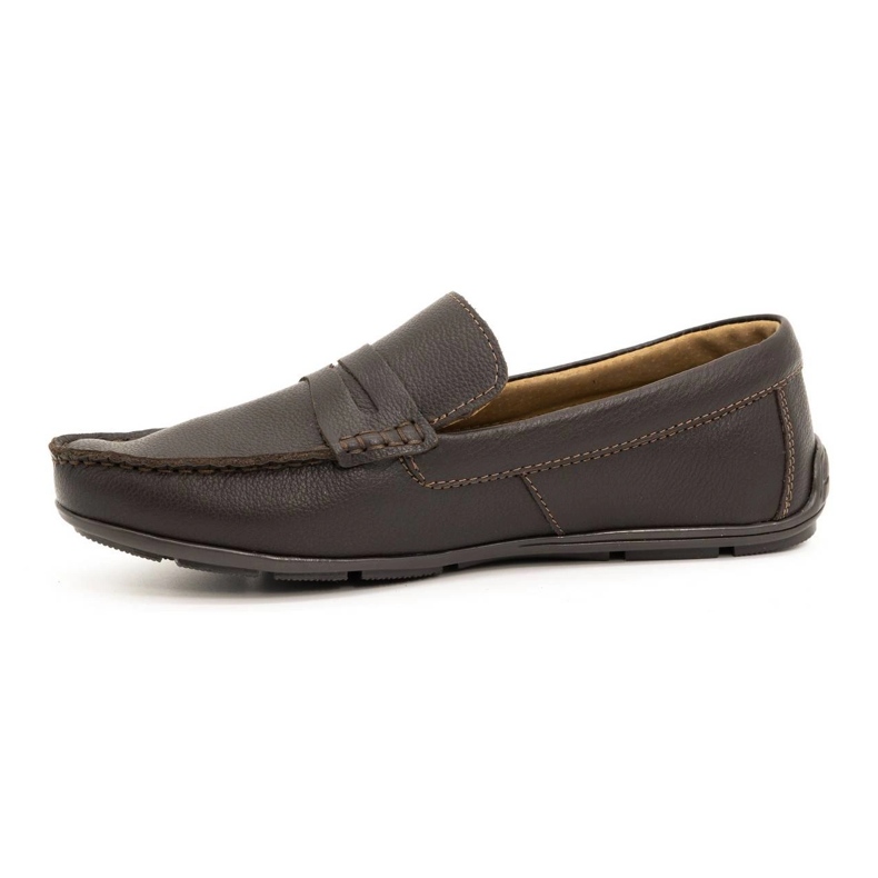 Olivier Braune Herren-Lederslipper 894MA 1