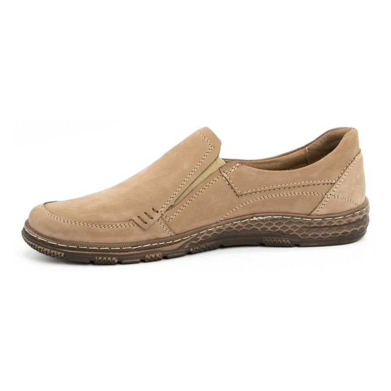 Olivier Herren-Lederslipper 943MA beige 1