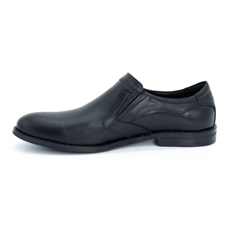Olivier Eleganter Herren Lederschuh 283LU schwarz 1