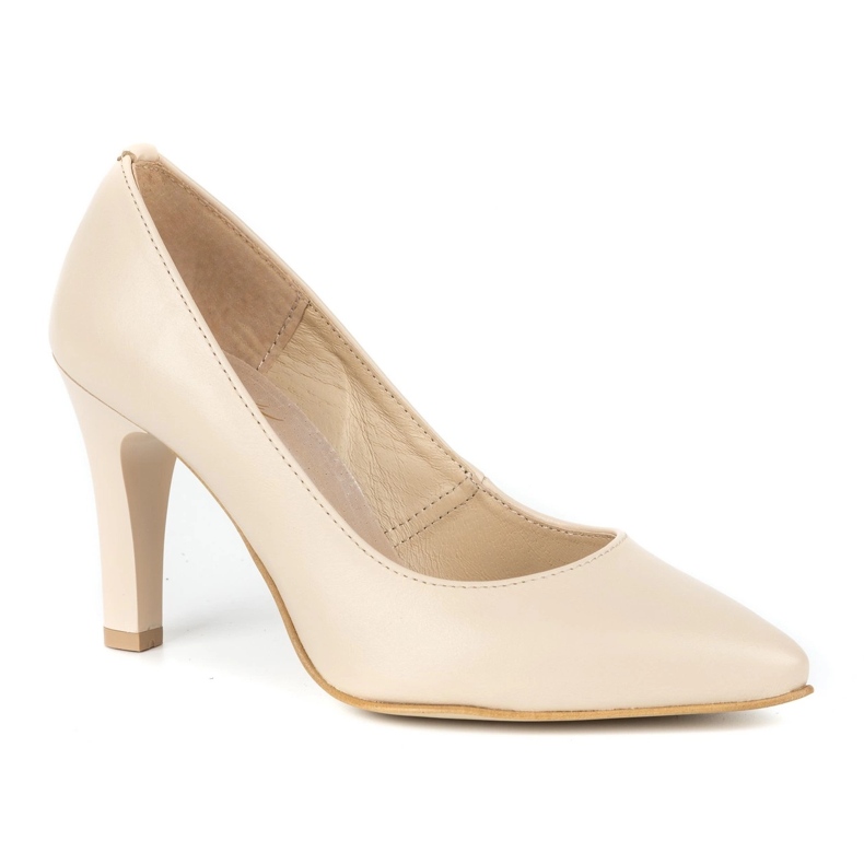 Olivier Leder Damen High Heels 2317 beige 1
