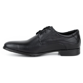 Olivier Formale Herrenlederschuhe 850MA schwarz 1
