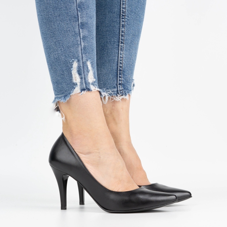 Ivbut Polnische Damen High Heels Pumps 744IV schwarz 1