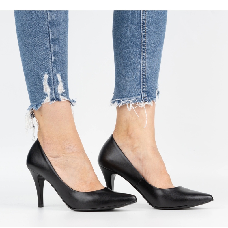 Ivbut Polnische Damen High Heels Pumps 744IV schwarz 2