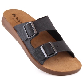 Bequeme Inblu M CM000028-014 Hausschuhe schwarz 1