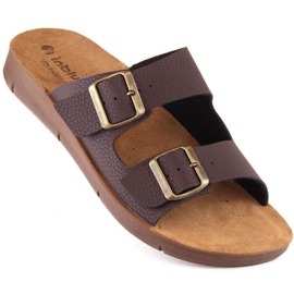 Bequeme Inblu M CM000028-043 Hausschuhe braun 1