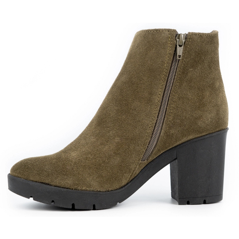 Olivier Riva isolierte Wildlederstiefel für Damen in Grün 1