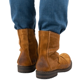 Olivier Leder Herrenstiefel 553KZ rot braun 2