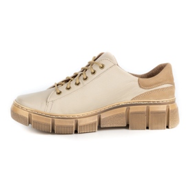 WASAK Damenschuhe Lederturnschuhe 0663W beige 1