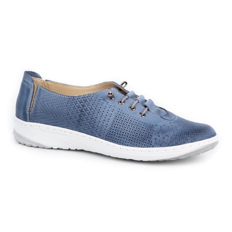 WASAK Damenschuhe Lederturnschuhe 0625W blau 1