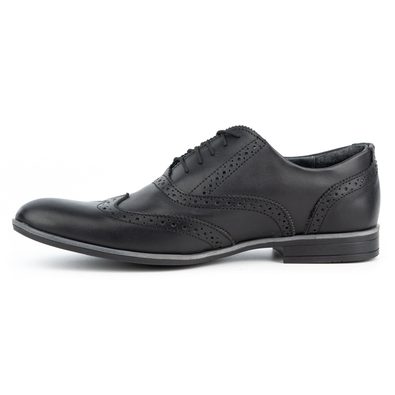Olivier Lederformelle Schuhe Brogues 306GT schwarz 1