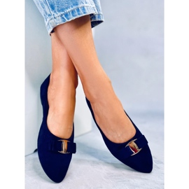 BM Janya Deep Orchid Damenballerinas blau 1