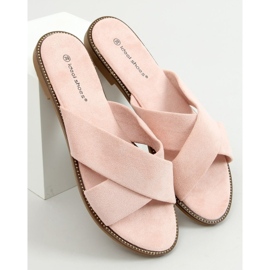 BM Alyson Pink Cross-Slipper für Damen rosa 1