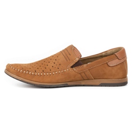 KOMODO Herrenschuhe Mokassins 876 Sommer camel mehrfarbig 1