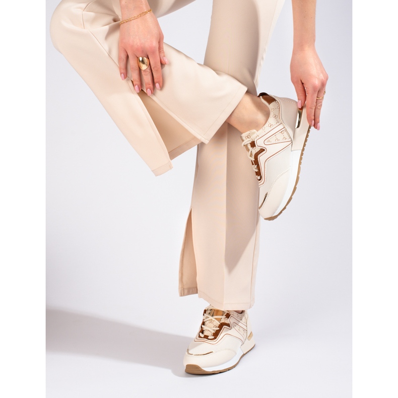 Shelovet beige Damen Sportschuhe 2