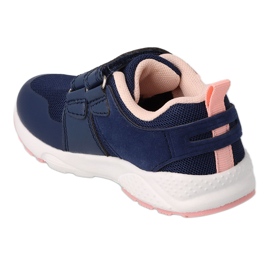 Befado Kinderschuhe 516X250 marineblau rosa 3