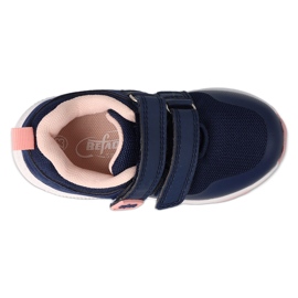 Befado Kinderschuhe 516X250 navy blau rosa 2