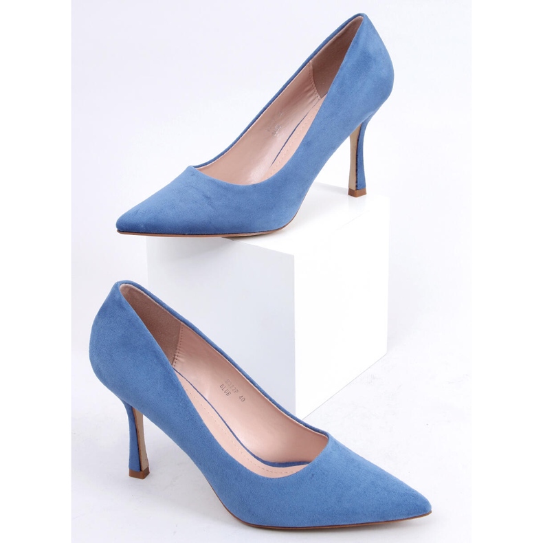 Giorgia Blue Damen-Stilettos aus Wildleder blau 1