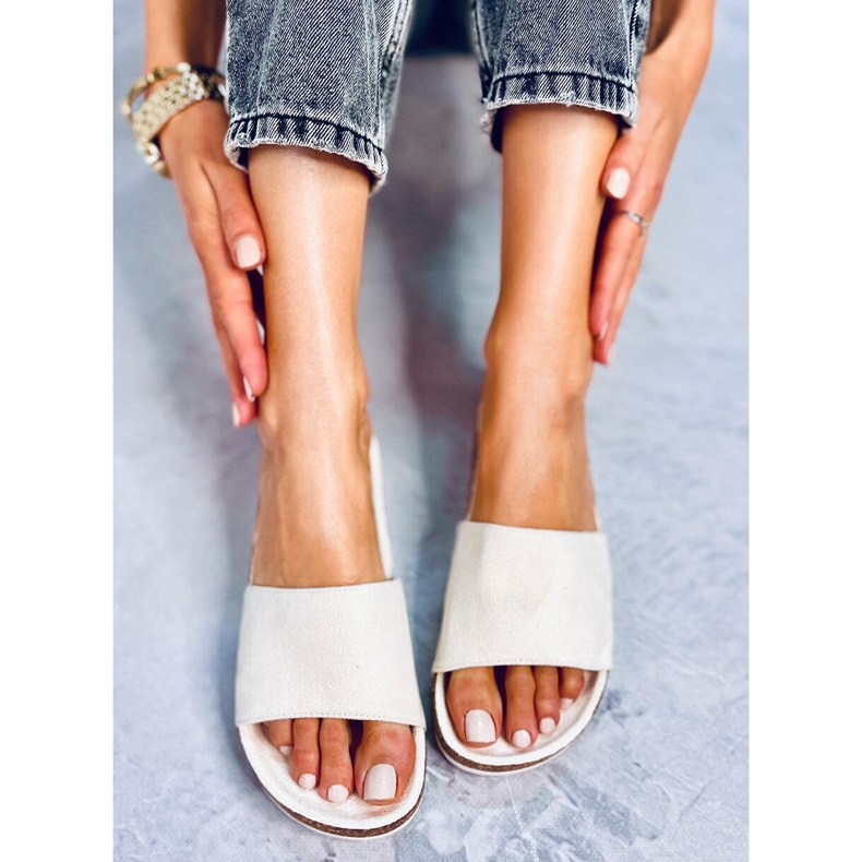 Stoner Beige Damen-Hausschuhe aus Kork 1