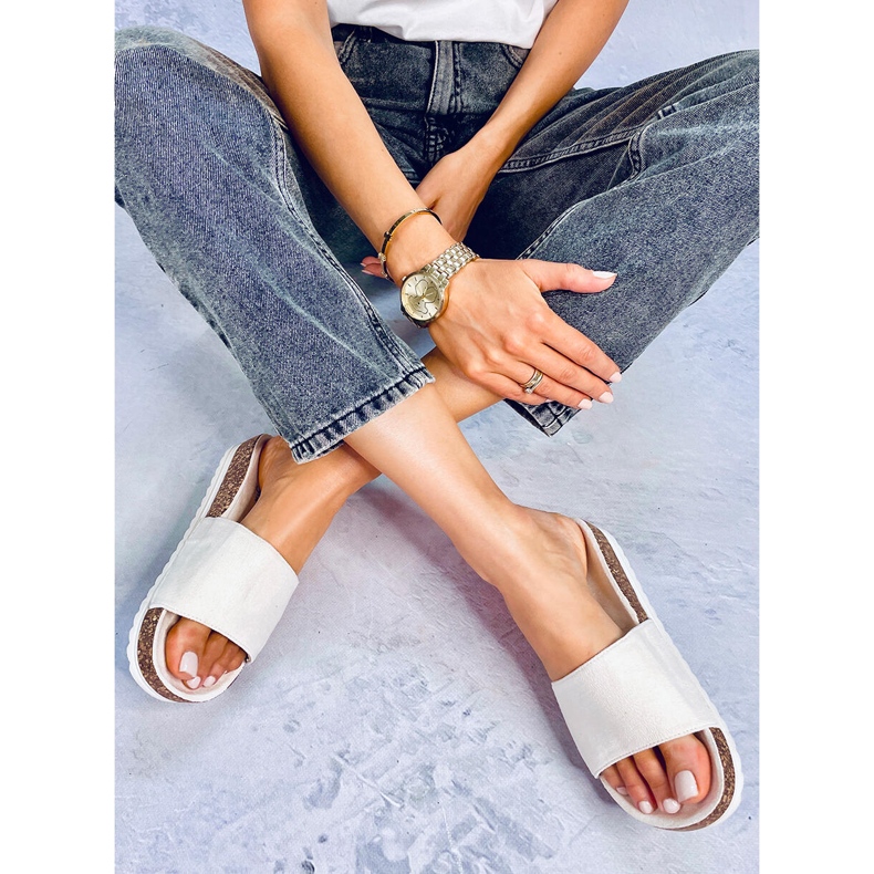 Stoner Beige Damen-Hausschuhe aus Kork 2