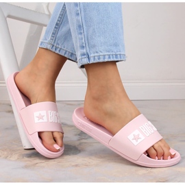 Rosa Badeschuhe für Damen Big Star FF274A201 1