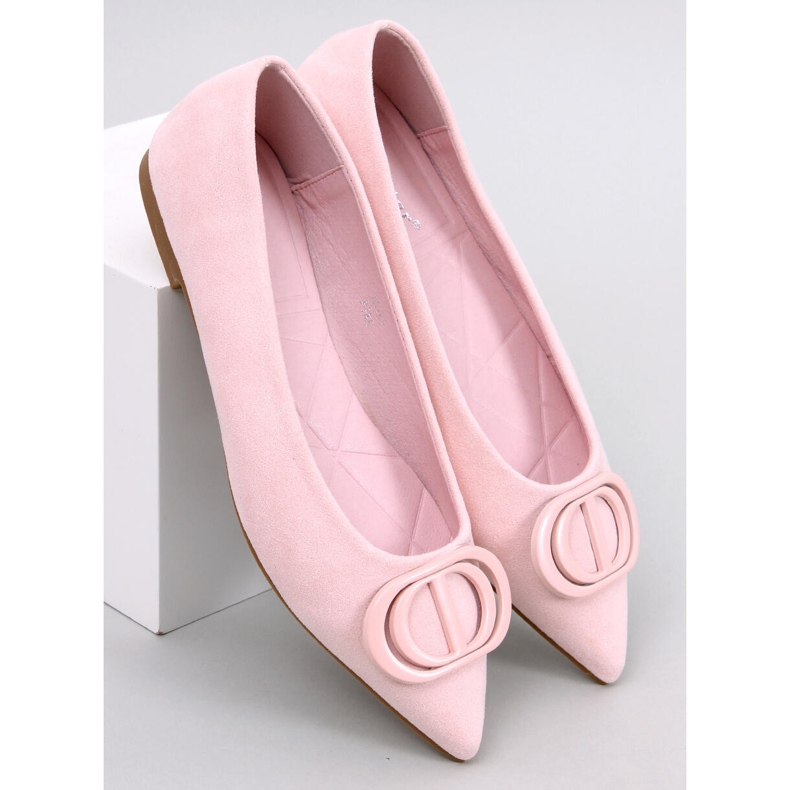 Arte Pinke Ballerinas mit Mandelzehen rosa 1