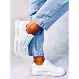 BM Keeler weiße Turnschuhe für Damen 1