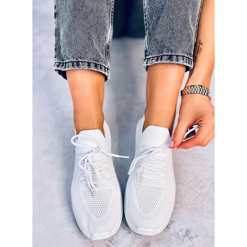 Dambro H/WHITE Sockensportschuhe weiß 1