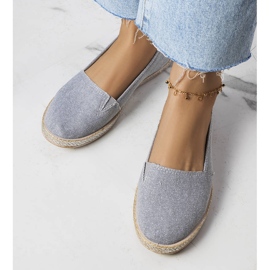 Graue Amiral-Espadrilles für Damen 1