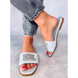 BM Mille Blue Kubikzirkonia-Dias blau 1