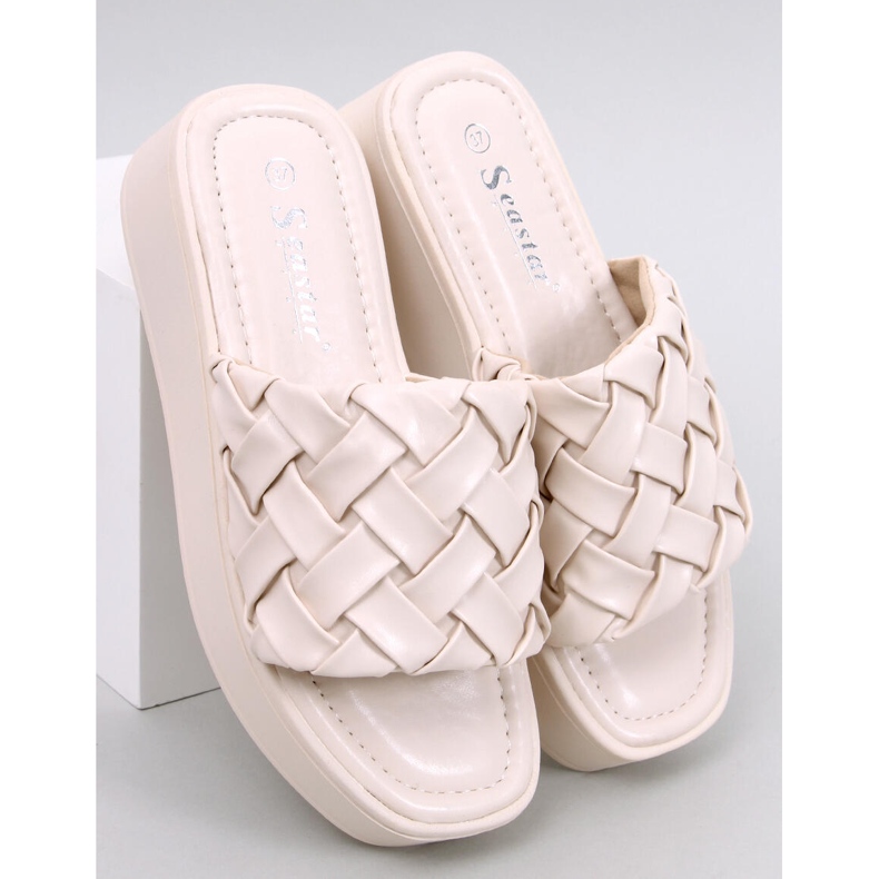 BM Keilsandalen Inaba Beige 1