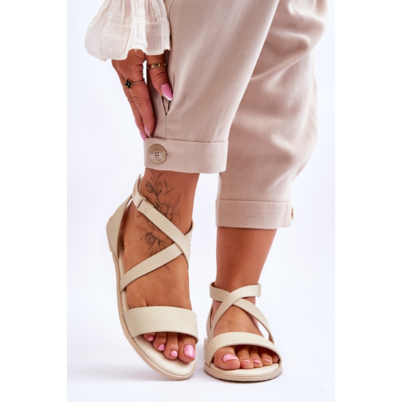 Big Star Ankle Sandalen LL274A161 Beige 1