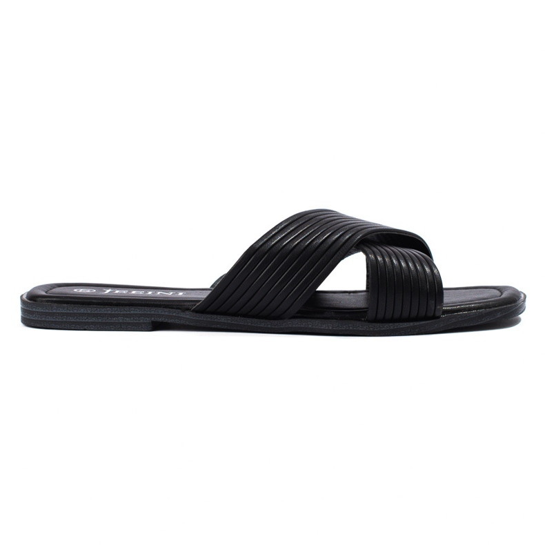TRENDI Bequeme klassische Flip-Flops schwarz 2
