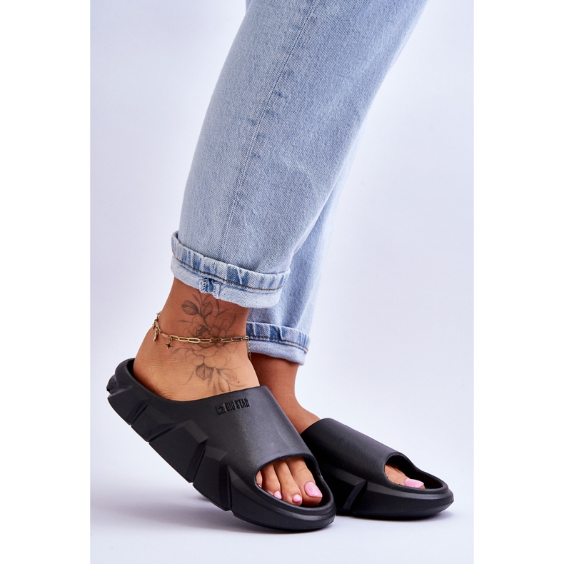 Damenschuhe aus leichtem Schaumstoff Big Star LL274594 Schwarz 1