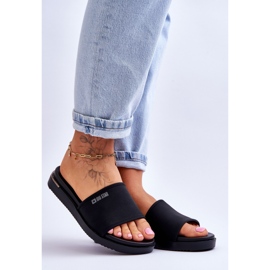 Damen-Plateauhausschuhe Big Star LL274930 Schwarz 1