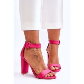 FB2 Georgina rosa Sandalen auf Absätzen 1