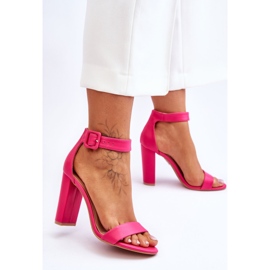 FB2 Georgina rosa Sandalen auf Absätzen 2