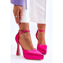 Modische High Heel Pumps Fuchsia Madness rosa 1