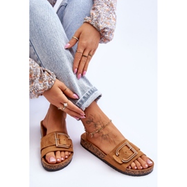 Camel Festil Wildleder Plateauschuhe für Damen braun 1