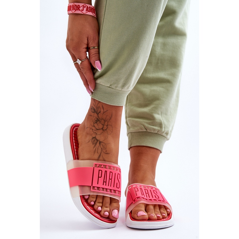 Damen Sport Hausschuhe Neon Pink Sunrise rosa 1