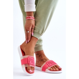 Damen Sport Hausschuhe Neon Pink Sunrise rosa 2