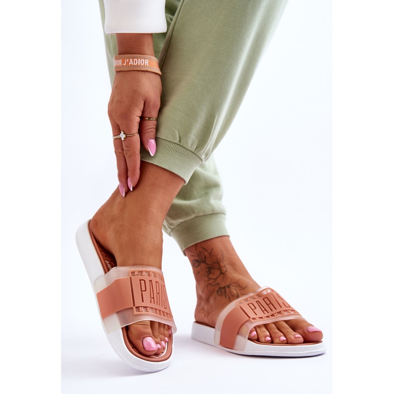 Sporthausschuhe für Damen Nude Sunrise rosa 2