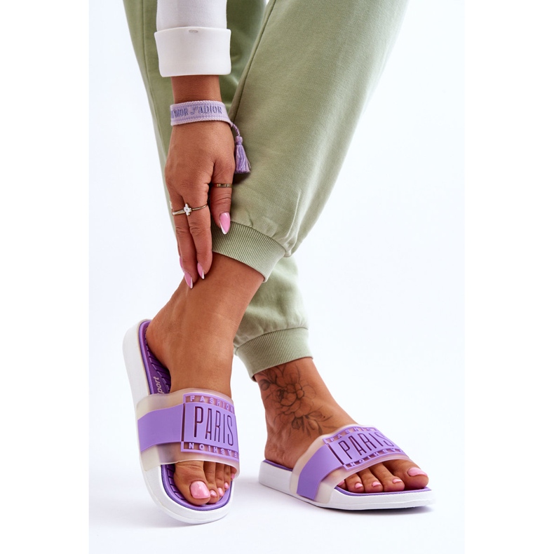 Sporthausschuhe für Damen Purple Sunrise violett 2