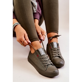 Niedrige Turnschuhe Big Star JJ274004 Khaki grün 1