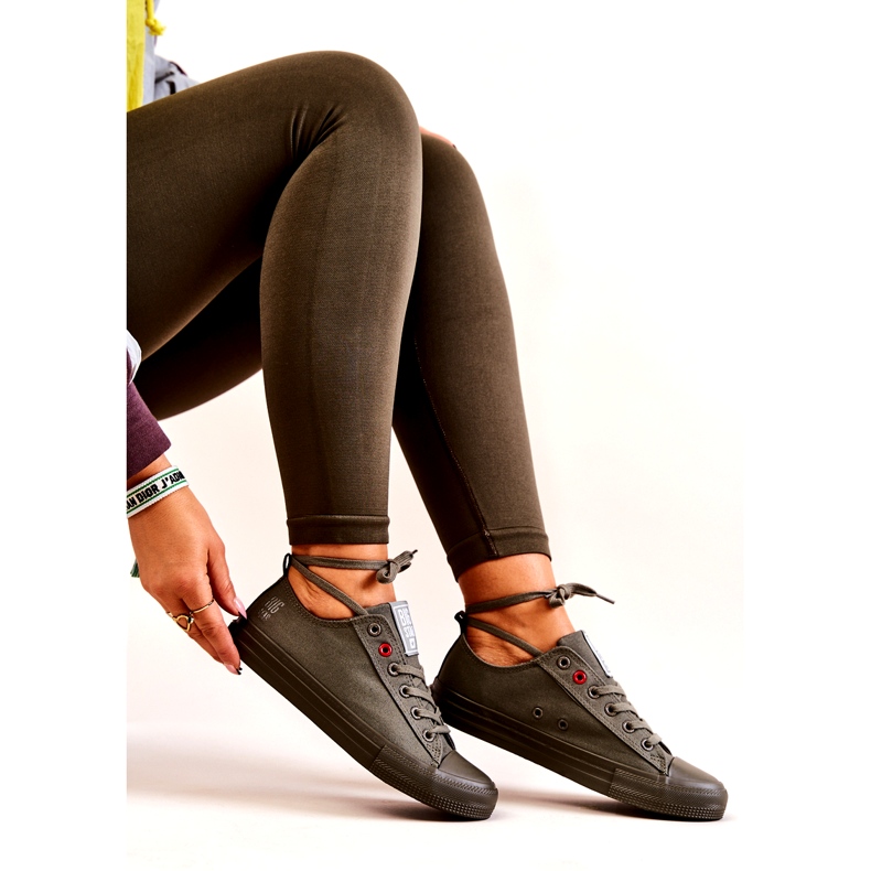 Niedrige Turnschuhe Big Star JJ274004 Khaki grün 6