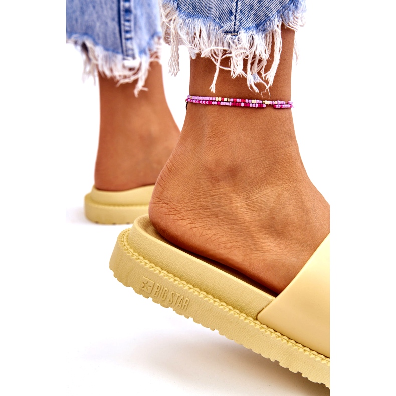 Damenhausschuhe Big Star JJ274A305 Gelb 1