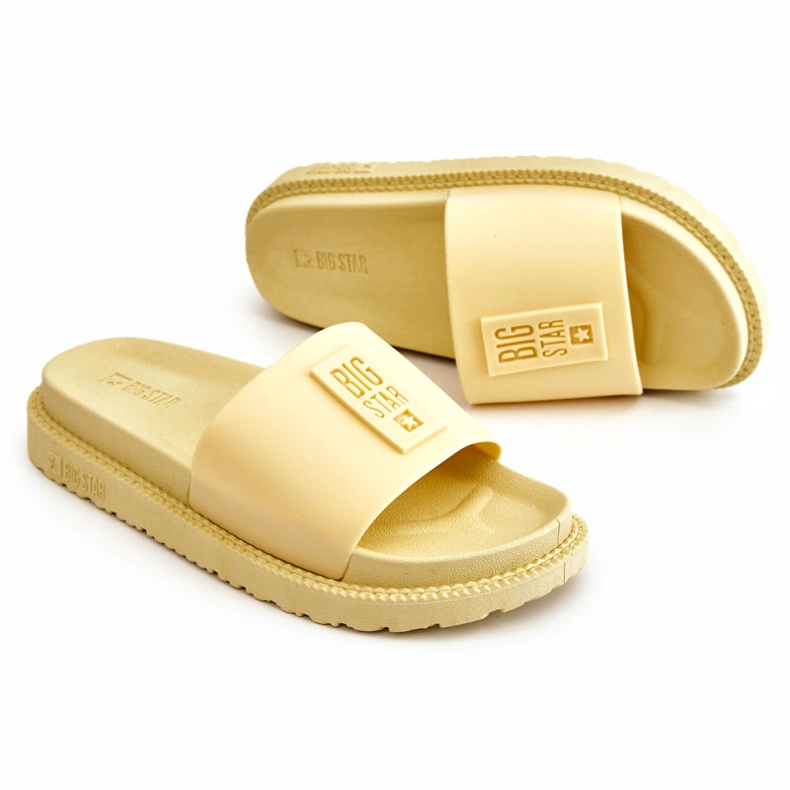 Damenhausschuhe Big Star JJ274A305 Gelb 3