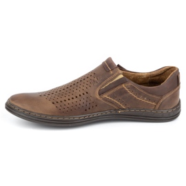 Polbut Herren Brogues 401 Summer Brown braun 2