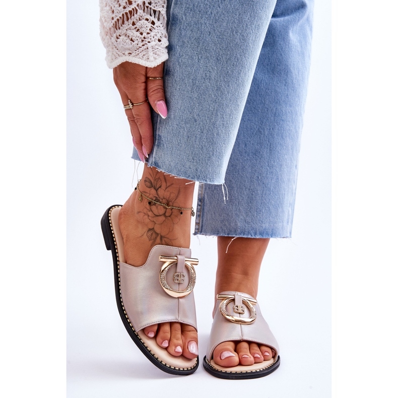 Lederhausschuhe Komfortschuhe S.Barski KV-2775-32 Nude beige 1