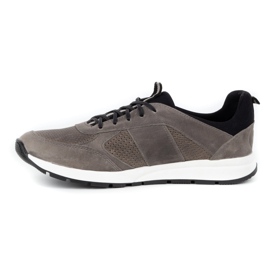 Polbut Freizeitschuhe aus Leder für Herren 2111P grau 1